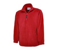 Hommes Femmes Uneek Premium Micro Polaire Demi Fermeture Éclair Veste 1/4 Super