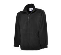 Hommes Femmes Uneek Premium Micro Polaire Demi Fermeture Éclair Veste 1/4 Super
