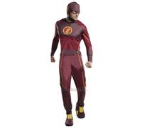 Hommes Flash Déguisement Classique Super Héro Bd Dc Heroes Adultes Costume