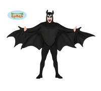 Hommes Halloween Chauve-Souris Costume Déguisement Vampire Noir Neuf Fg