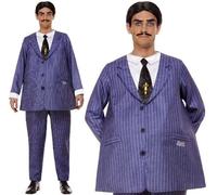 Hommes Halloween sous Licence Famille Addams Gomez Fantaisie Costume Par Smiffys