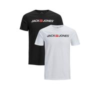 Hommes JACK & JONES Lot 2 T-shirts à manches courtes JJECORP Nouveau