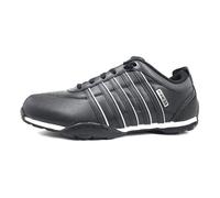 Hommes K-Swiss Chaussure d'entraînement Textile Lacets Plat - black/white/silver 42