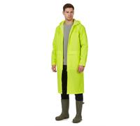 Hommes Long Imperméable Veste Capuche Léger Extérieur Classique Pluie Manteau