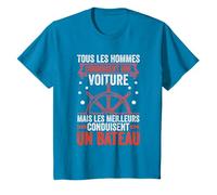 Hommes Marin Capitaine Fête Des Pères Bateau Cadeau T-Shirt