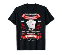 Hommes Meilleurs sont Joueurs De Poker T-Shirt