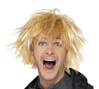 Hommes Messy Surfeur Mec Perruque Déguisement 90s Dumb Blond Dumber par Smiffys