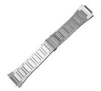 Hommes Métal Bande Montre Remplacement, Extrémité Convexe, Acier Inoxydable Boucle Papillon pour CASIO GM-110/GA-110/DW-5600/GW-B5600/GM2100/GA2100