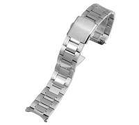 Hommes Métal Bracelet Montre, Extrémité Droite, Acier Inoxydable Bracelet Remplacement pour Casio MTH-5001/EFS-S510/EFB-560