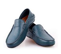 Hommes Mocassins Cuir Penny Loafers Conduite Bateau Chaussures Respirant d'affaires Oxfords Ville Casual Souple Chaussons 39 EU