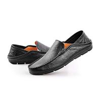 Hommes Mocassins Cuir Penny Loafers Conduite Bateau Chaussures Respirant d'affaires Oxfords Ville Casual Souple Chaussons