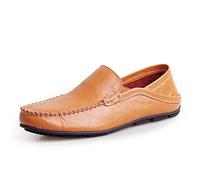 Hommes Mocassins Cuir Penny Loafers Conduite Bateau Chaussures Respirant d'affaires Oxfords Ville Casual Souple Chaussons