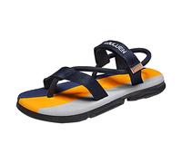 Hommes Mode Flat Toe Flops Flat Beach Flops Mode Toe Flops Sandales Chaussures Hommes 49, bleu, 40 EU