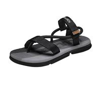 Hommes Mode Flat Toe Flops Flat Beach Flops Mode Toe Flops Sandales Chaussures Hommes 49, Noir , 40 EU