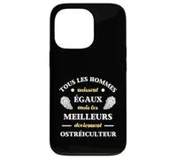 Hommes Naissent égaux ostréiculteur Humour ostréiculture Coque pour iPhone 13 Pro