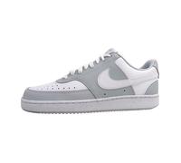 Hommes Nike Baskets Court Vision Low Textile Lacets Plat - platinum/white 002 45