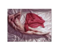 Hommes - Nu Entre Force ET SENSUALITÉ，Puzzle 1000 Pièces pour Adultes Se Détendre Assembler Jeu Jouets en Bois Cadeau pour Aîné（75x50cm）-AD62