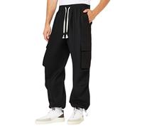 Hommes Pantalon Cargo de Travail Sport Multi-Poches, Salopette Extérieure Homme Pantalon Décontracté Printemps Automne Modèle Confortable Grande Taille Garçon Sweatpants Hommes