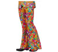 Hommes Pantalon Évasé Déguisement 60s 70s Rétro Soirée Disco Hippie Adultes