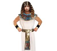 Hommes Pharaon Ensemble Femmes Égyptien Kit Costume Déguisement Accessoires