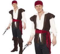 Hommes Pirate des Caraïbes Costume Déguisement Homme Costume Pirate Par Smiffys