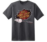 Hommes Pork Chop Express Jack Burton T-Shirt Escape from New York la Snake Plissken - Charbon, XXL