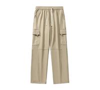Hommes PPantalons Elastique Grande Taille Cargo Droite avec Poches, PPantalons Cargo Homme 2024 Nouveauté Extérieur Printemps Automne Confection Décontractée Large Jambe Garçon Moderne Urbain