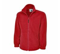 Uc601 Uneek Veste en polaire pour hommes - rouge - Small