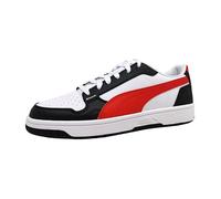Hommes Puma Baskets basses Reb-L Textile Lacets Plat - 02 blanc-rouge 43