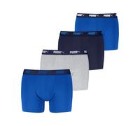 Hommes Puma Boxers 4 Paquet Quotidien Coton Extensible avec Logo Taille Bande