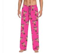 Hommes Pyjamas Casual Ont Des Poches Pantalons Pour Hommes Mode Noël Imprimer Jolie Pantalon De Pyjama Homme Avec À Cordon Serrage