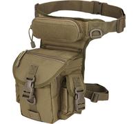 Hommes réglable militaire sac de cuisse Utility Taille Pack sac de randonnée masculine de la jambe de moto de la hanche, vert olive