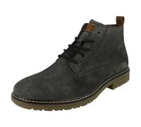 Hommes Rieker Cuir Daim Smart Décontracté Lacet Désert Bottines - 33106