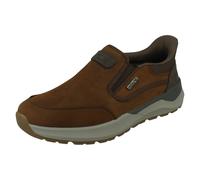 Hommes Rieker-Tex Cuir Prêt À Go à Enfiler Talons Mocassins Décontracté - 06052
