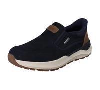 Hommes Rieker-Tex Cuir Prêt À Go à Enfiler Talons Mocassins Décontracté - 06052
