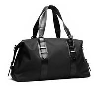 Hommes Sacs de Voyage Grande capacité Hommes Bagages à Main Oxford Duffle Mode Sac Pliant pour W nd Travel Gym(Black Big)