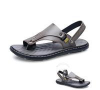 Hommes Sandales OrthopéDiques Tongs à Bout Ouvert Double Usage, Soft Ease Soulager Hallux Valgus Homme Sandale De Plage pour Voyage à La Plage L'ExtéRieur(Couleur:Gray,Taille:39 EU)