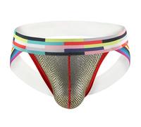 Hommes Sexy Taille Basse Longue U Bulge Poche Éléphant Tronc sous-Vêtements Mémoires Mini String Homme érotique Hot Slip Transparent Coton Dim String