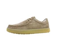 Hommes Sioux Mocassins Tedrino Textile Lacets Plat - perla 44