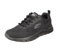 Skechers Homme Track Broader, Black Mesh Pu, 42 EU