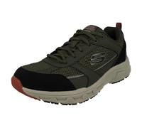 Hommes Skechers Verketta Lacet Coupe Décontracté Baskets Chêne Canyon 51898
