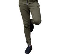 Hommes Slim Jogging Polaire Resserré Bas de Piste Pantalon Survêtement