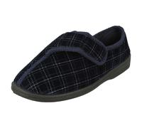 Hommes Spot On Textile Crochet et Boucle Chaussons Casual Vêtement de Loisirs -