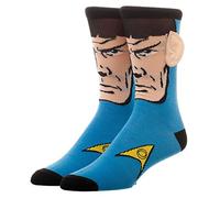 Hommes Star Trek Spock Chaussettes avec des oreilles bleu 3D