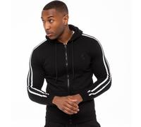 Enzo Hommes Veste À Capuche Fleece Zippée D'Hiver Chaude Veste Survêtements