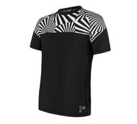 Hommes t-shirt Sensor Coolmax Impressionner noir / géométrie S