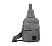 Hommes Taille Pack Toile Poitrine Coréen Hommes Casual Petit Sac à Dos Épaule Multifonctionnel Sport Sac à Bandoulière Sacs à Bandoulière Femmes Sportif Grand, gris, Taille unique pour tous, Sac à dos