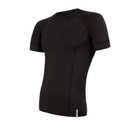 Hommes tee-shirt SENSOR Coolmax Tech kr. manche noire 3XL