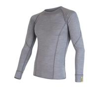 Hommes tee-shirt SENSOR Mérinos Actif dl. manche st. gris XXL