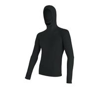 Hommes tee-shirt SENSOR Mérinos DF dl. manche noire S